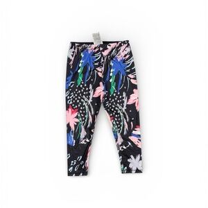 adidas Kids Leggings with Floral and Abstract Design